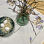 Embroidered tablecloth EASTER BUNNY with lavender