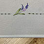 Embroidered tablecloth EASTER BUNNY with lavender