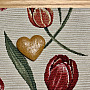 Tapestry placemat TULIPS III large pattern