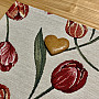 Tapestry placemat TULIPS III large pattern