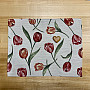 Tapestry placemat TULIPS III large pattern