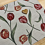 Tapestry placemat TULIPS III large pattern