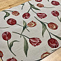 Tapestry tablecloth and scarf TULIPS III large pattern