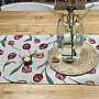 Tapestry tablecloth and scarf TULIPS III large pattern