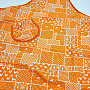 Apron with bib ORANGE