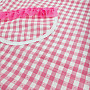 Apron with bib PINK HEART