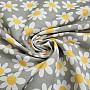 Decorative fabric DAISIES GREY