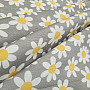 Decorative fabric DAISIES GREY