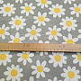 Decorative fabric DAISIES GREY