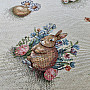 Tapestry fabric HARE IN A FLOWER POT