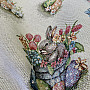 Tapestry fabric HARE IN A FLOWER POT