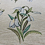 Tapestry tablecloth and scarf SNOWDROPS