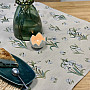 Tapestry tablecloth and scarf SNOWDROPS