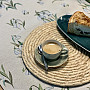 Tapestry tablecloth and scarf SNOWDROPS