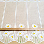 Stained glass curtain DAISIES