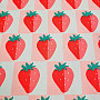 Cotton fabric STRAWBERRIES