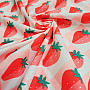 Cotton fabric STRAWBERRIES