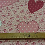 Cotton fabric LIBERTY big heart