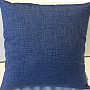 Decorative pillow-case 44x44 EDGAR 602 blue