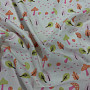 Decorative fabric MUSHROOM pink