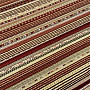 Modern exclusive carpet ETNO NOBLES red strip