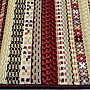 Modern exclusive carpet ETNO NOBLES red strip