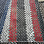 Modern carpet ZIG ZAG red