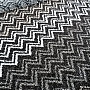 Modern carpet ZIG ZAG brown