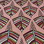 Decorative fabric EKOZI pink