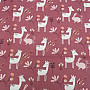 Cotton fabric FAOLA bordo