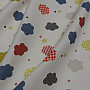 Children decorative fabric SMALL CLOUDS