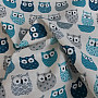 Decorative fabric MINI OWLS 1