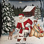 Christmas tapestry cover SANTA CLAUS 2