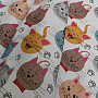 Children's cotton satin CATS digital printing