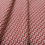 Cotton fabric LEAVES bordo