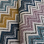 Upholstery Fabric  LUSA zik zak mustard