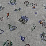 Decorative fabric LAVENDER BICYCLE 2