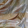 Curtain - a combination of voile and organza with chenille strips