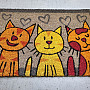 COLORFUL CATS doormat