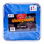 Micro flannel sheet SLEEP WELL dark blue