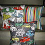 Decorative fabric CARS gray