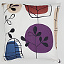 Decorative pillow CHANTAL 45x45 cm