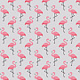 Decorative fabric FLAMINGO gris