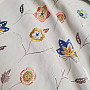 Embroidered decorative fabric flowers RICHMOND multi