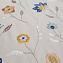 Embroidered decorative fabric flowers RICHMOND multi