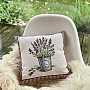 Tapestry cushion cover FLOWERS FROM PROVENCE LAVENDER