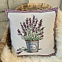 Tapestry cushion cover FLOWERS FROM PROVENCE LAVENDER