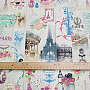 Decorative fabric PARIS digital print 3D