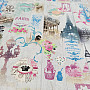 Decorative fabric PARIS digital print 3D