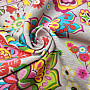 Decorative corolful fabric OLGA